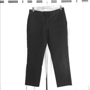 Ann Taylor Devin Fit size 4 black cropped trousers
